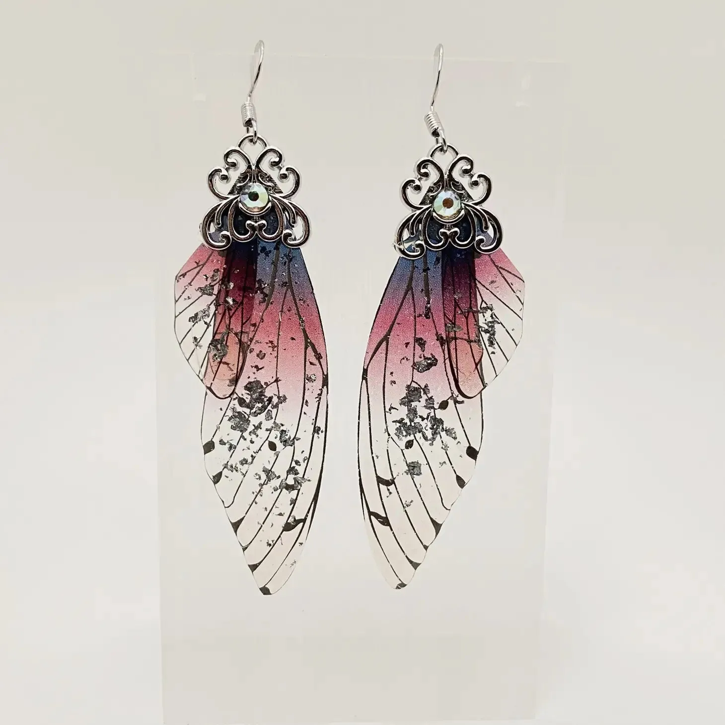 Butterfly Earrings - Jeweled