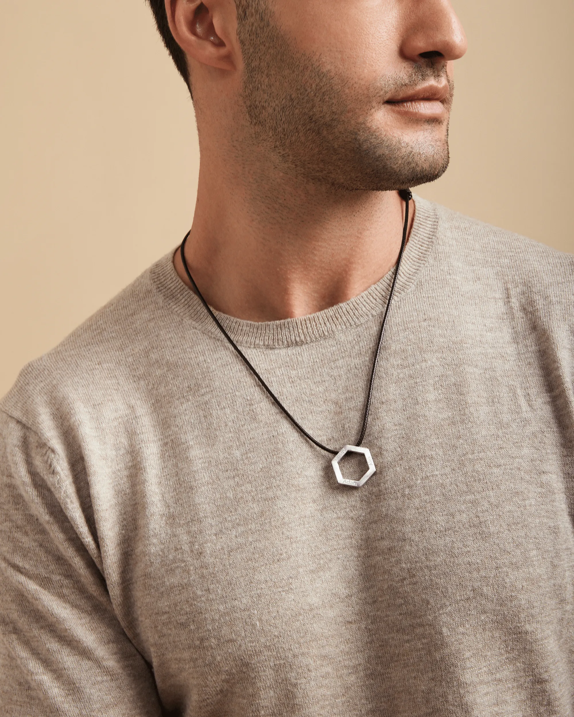 Honeycomb Necklace - 925 Sterling Silver