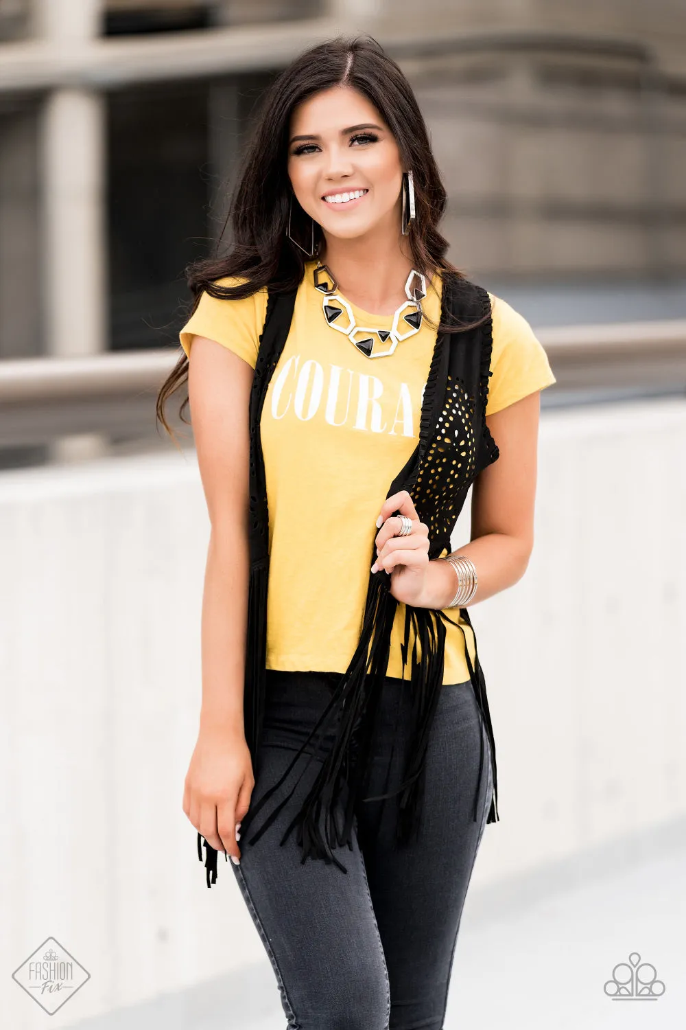 Paparazzi Accessories  - Sunset Sightings - Complete Trend Blend SS-0719 Fashion Fix Necklace July 2019